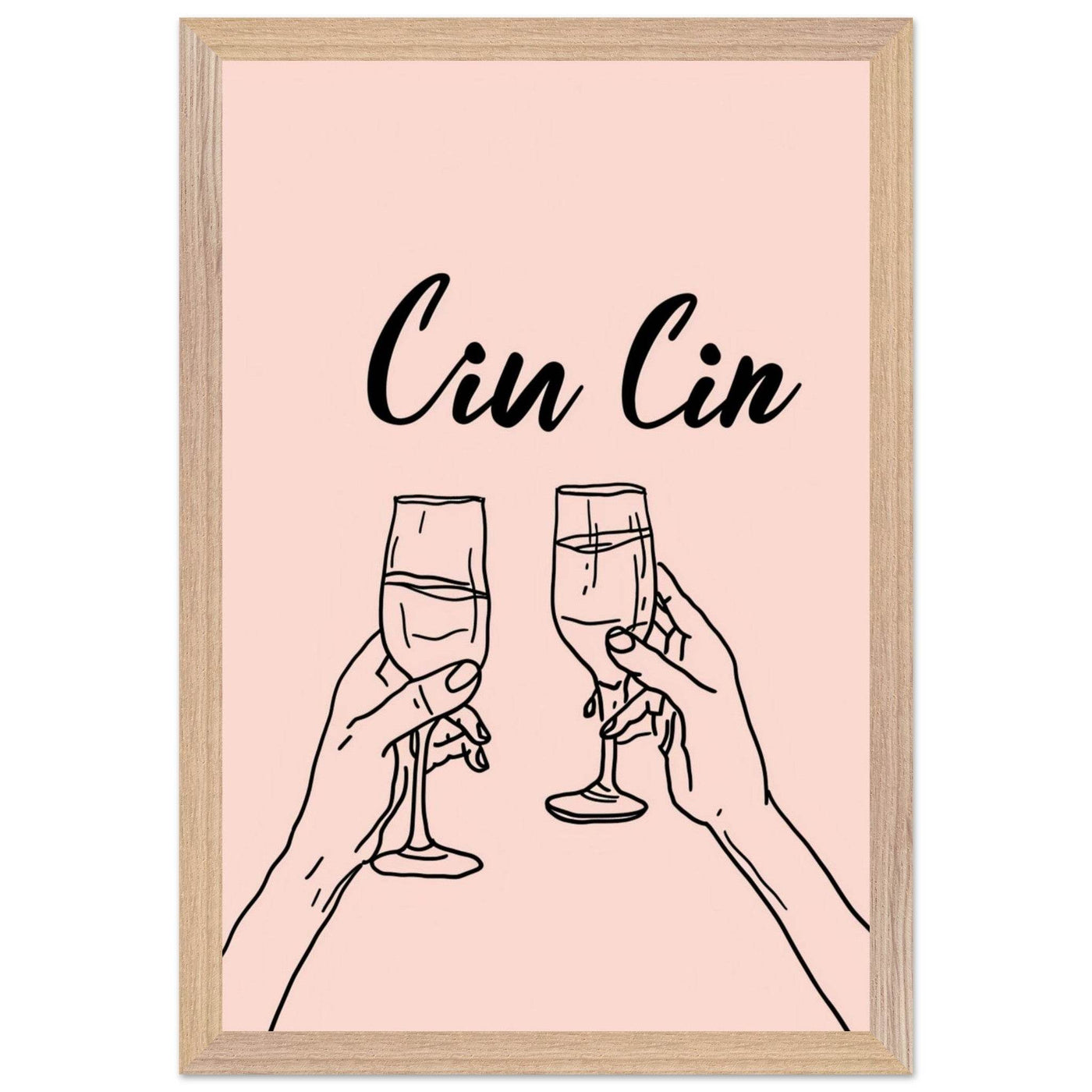 Cin Cin Toast Art Print - Vibrantwalls