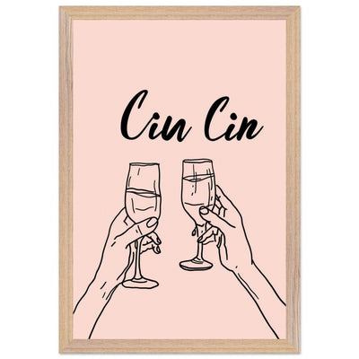 Cin Cin Toast Art Print - Vibrantwalls