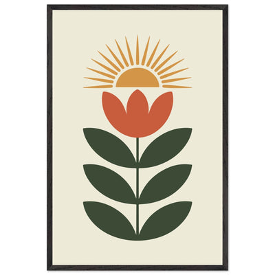 Abstract Floral Sun - Vibrantwalls