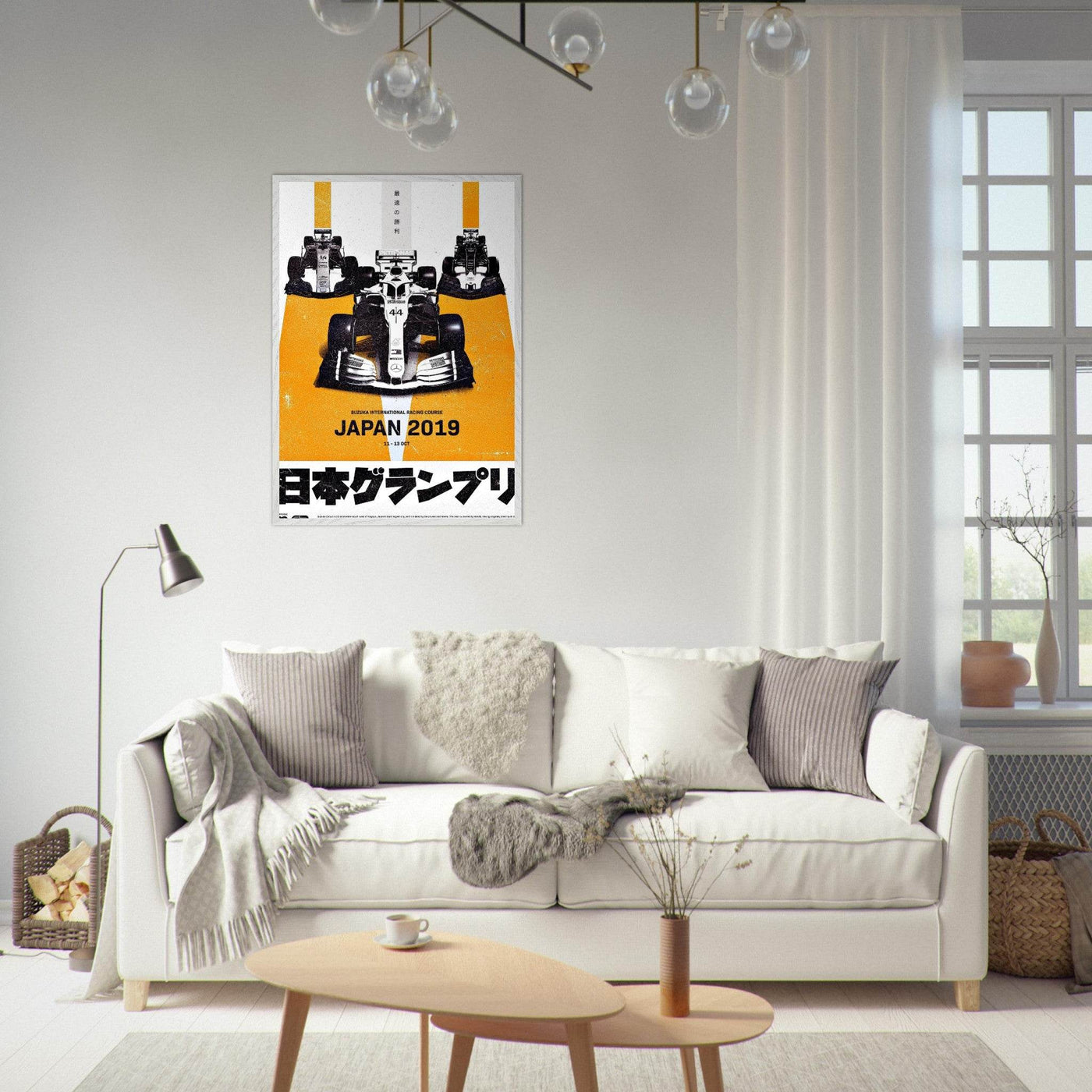 Suzuka International Racing Course Japan 2019 F1 Race Car Poster – Eco-Friendly, Ready to Hang - Vibrantwalls