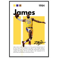 LeBron James Wall Art - Vibrantwalls