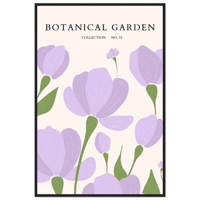 Botanical Garden Elegant Lavender Bloom Art Print - Vibrantwalls