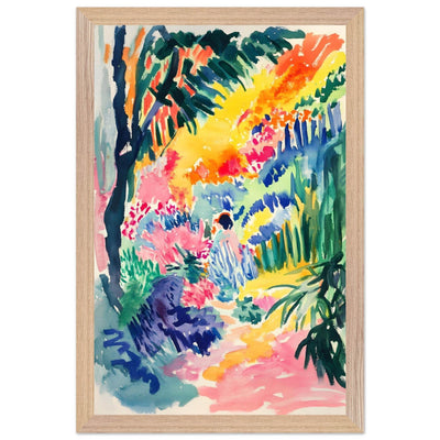 Vibrant Abstract Garden Henri Matisse - Vibrantwalls
