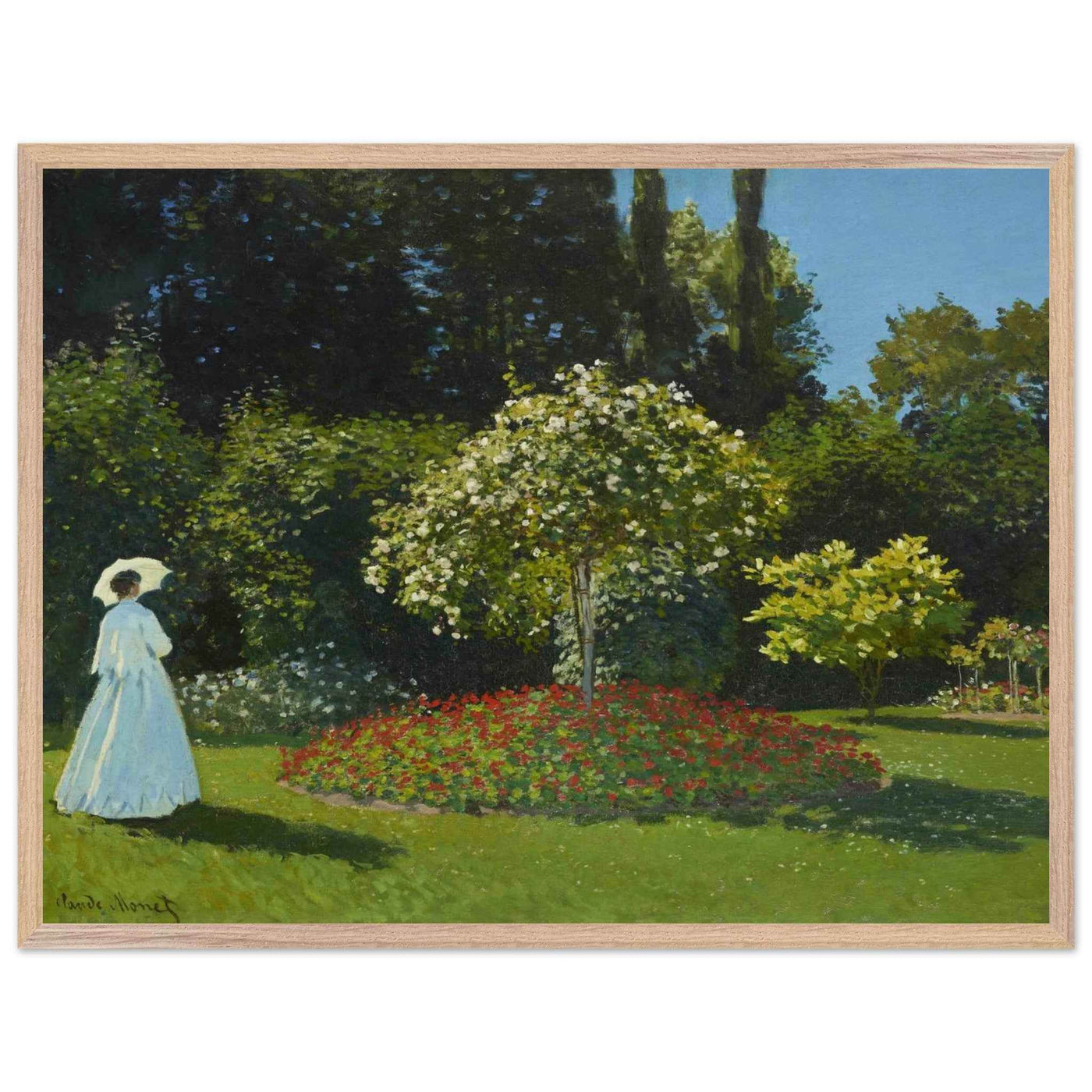 Woman in the Garden Art: Elegant Decor for Nature Lovers - Vibrantwalls