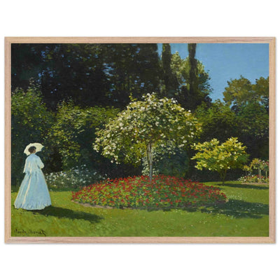 Woman in the Garden Art: Elegant Decor for Nature Lovers - Vibrantwalls