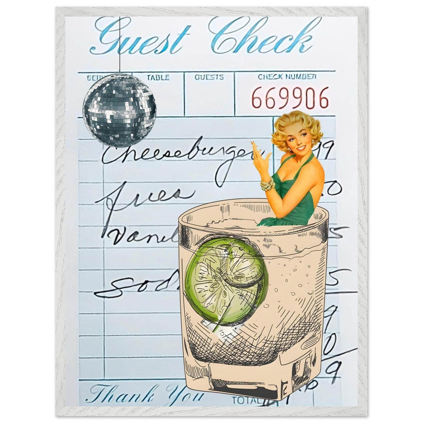 Retro Glam Gin & Tonic Cocktail Recipe - Vibrantwalls