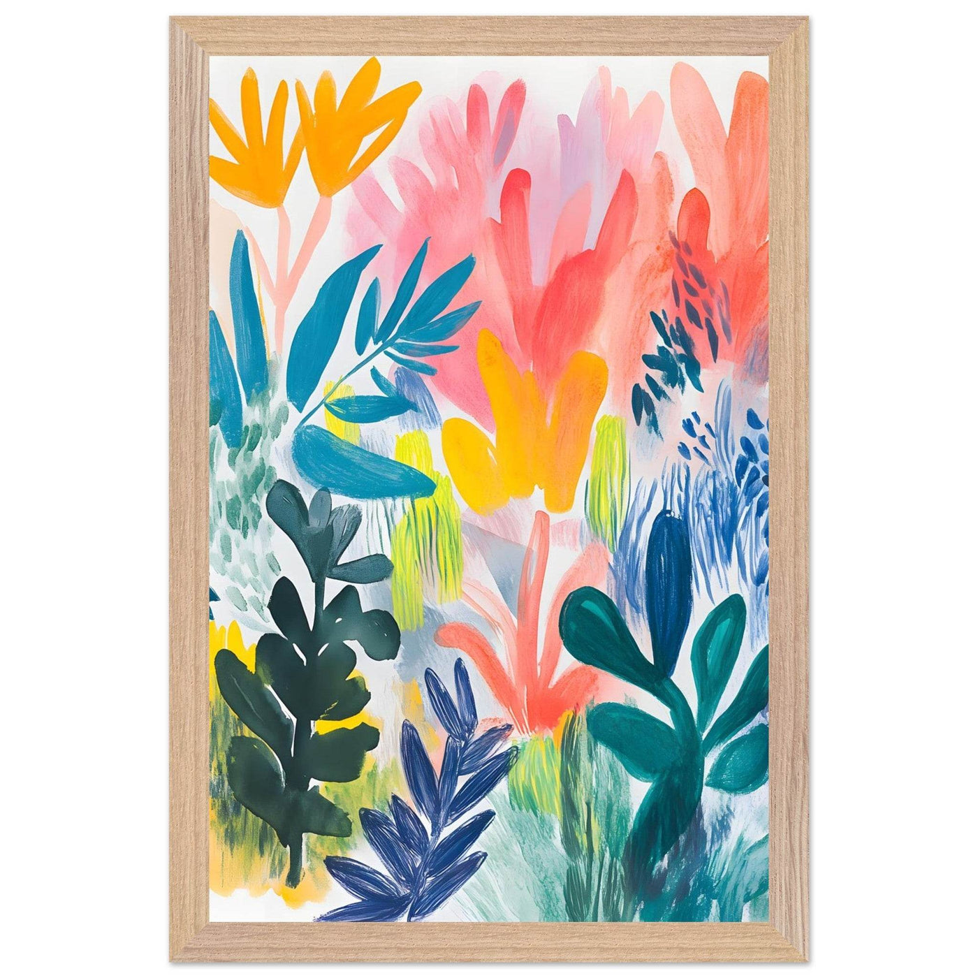 Abstract Floral Henri Matisse Botanical - Vibrantwalls