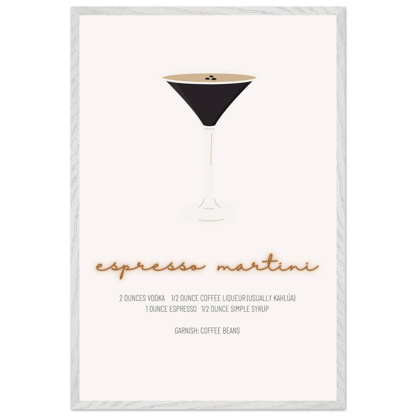 Espresso Martini Cocktail Recipe - Vibrantwalls