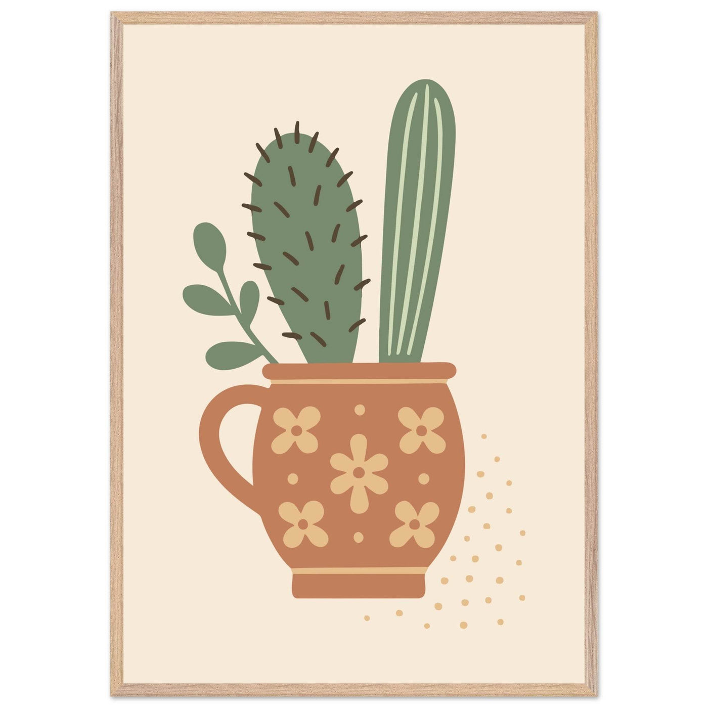 Cactus Bouquet - Vibrantwalls
