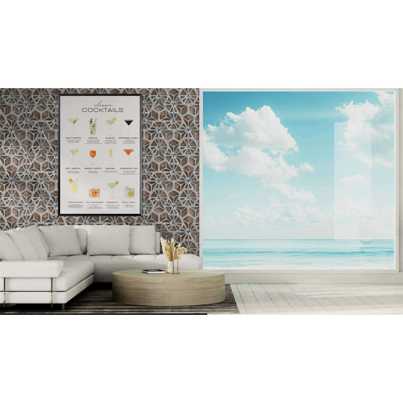 Classic Cocktail Recipe Guide Wall Art - Vibrantwalls