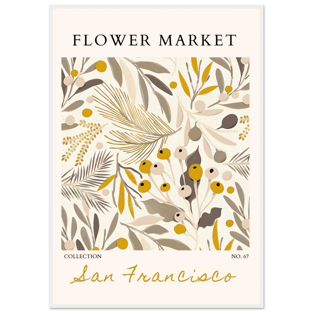 San Francisco Flower Market Wall Art - Vibrantwalls