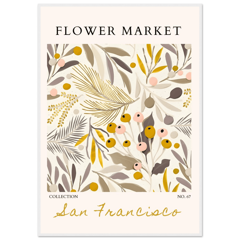 San Francisco Flower Market Wall Art - Vibrantwalls