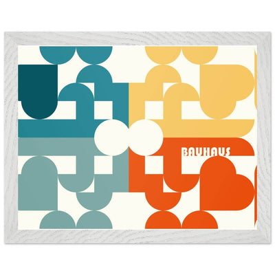Bauhaus-Style Abstract Geometric Art - Vibrantwalls