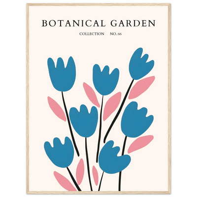 Abstract Botanical Garden Framed Poster – Modern Floral Art Print | Ready-to-Hang in Various Sizes & Frames - Vibrantwalls