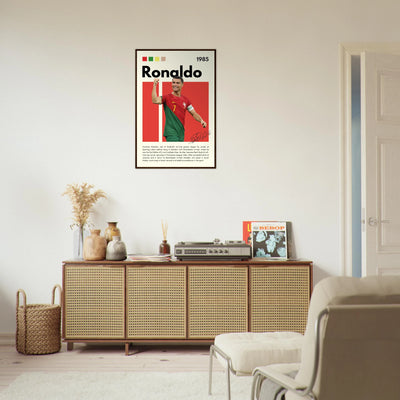 Cristiano Ronaldo Portugal Soccer Framed Football Poster Vibrantwalls