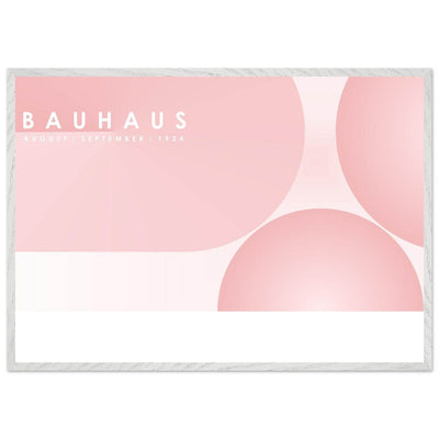 Bauhaus-Style Soft Pink Geometric - Vibrantwalls