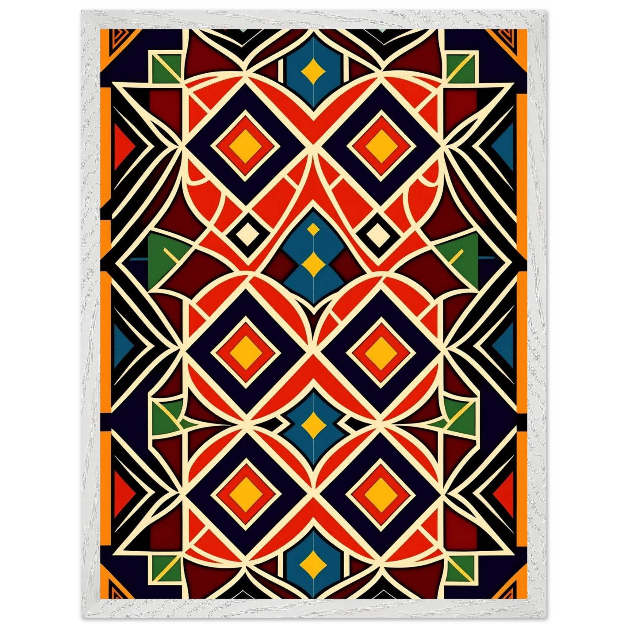 Abstract Geometric Wall Decor - Unique Boho Art for Contemporary Spaces - Vibrantwalls