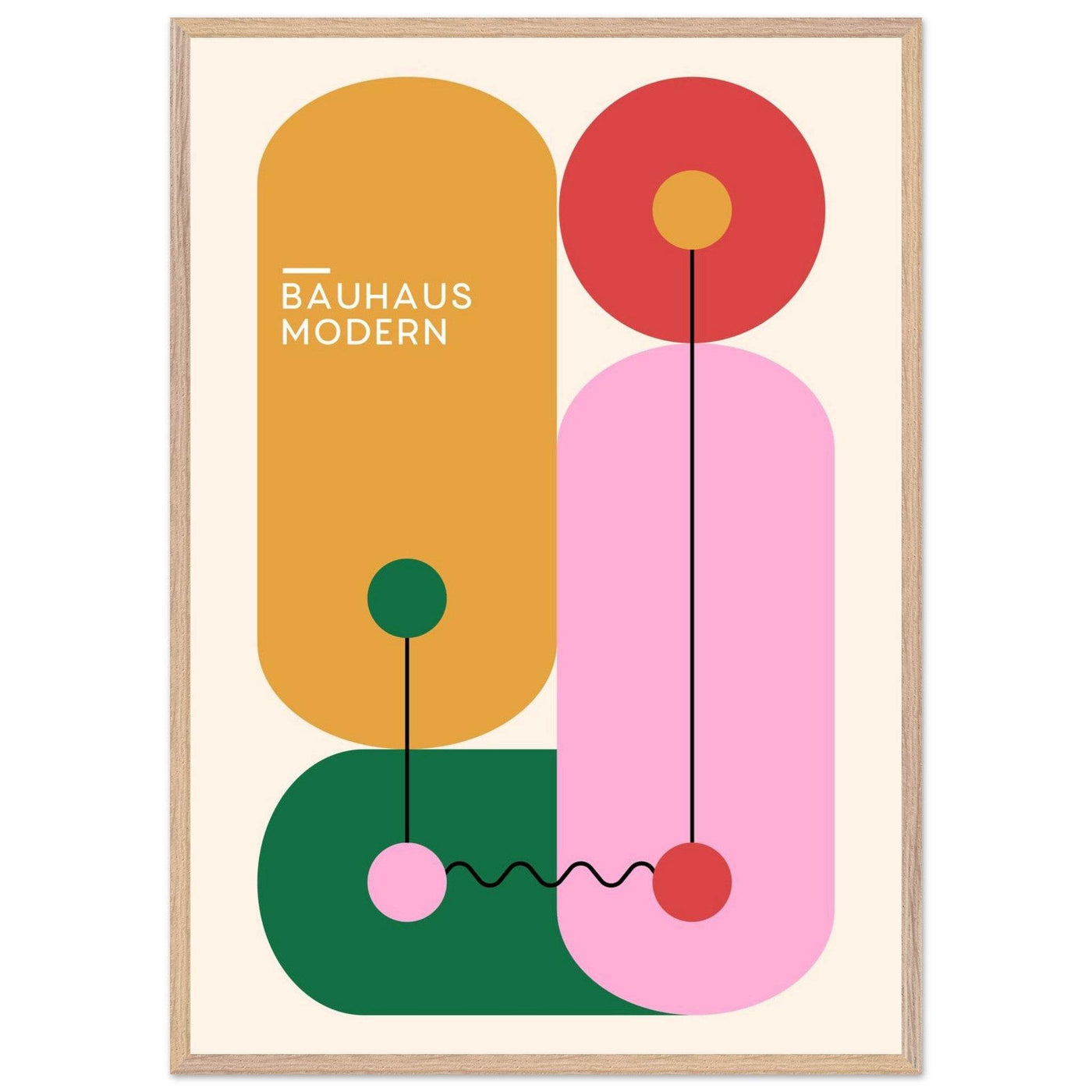 Bauhaus Colorful Geometric Art for Modern Home Decor - Vibrantwalls