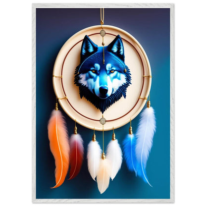 Mystic Wolf Dreamcatcher - Vibrantwalls