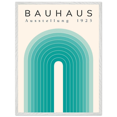 Bauhaus Ausstellung 1923 Teal & Cream - Vibrantwalls