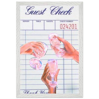 Retro Aesthetic Guest Check - Vibrantwalls