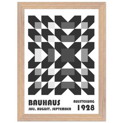 Bauhaus-Style Geometric Grid - Vibrantwalls