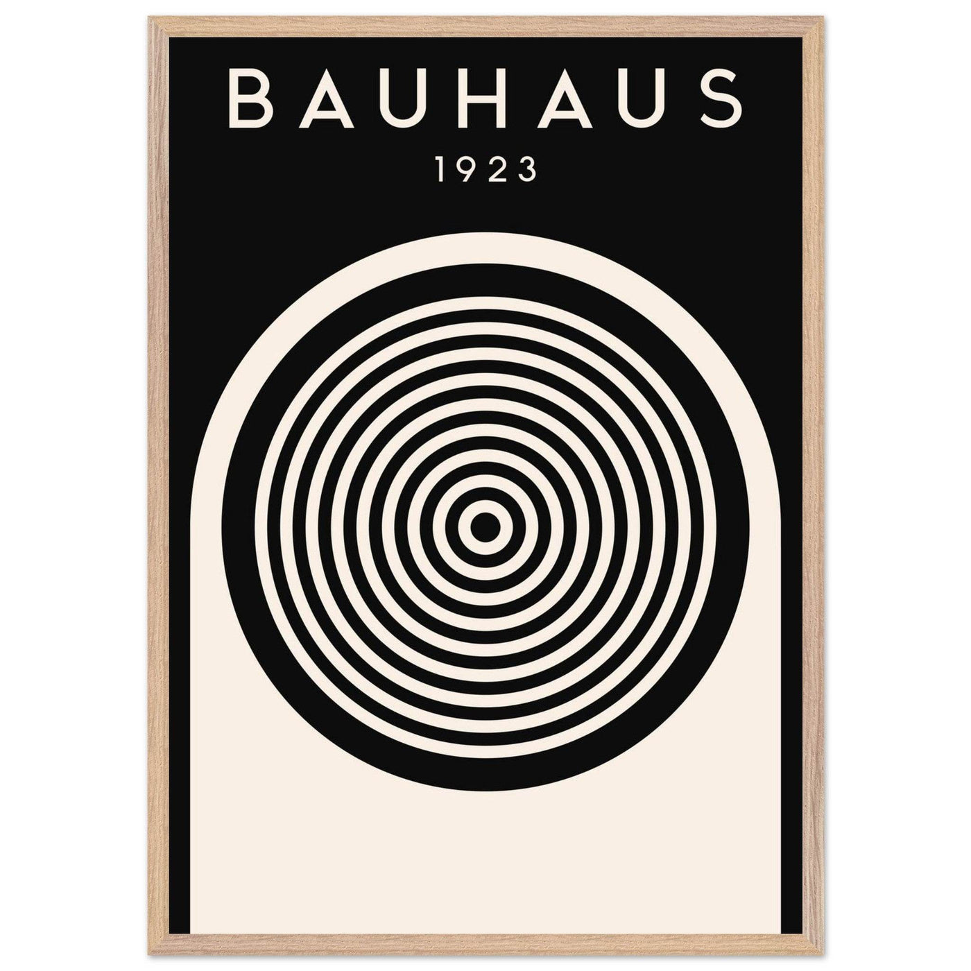 Bauhaus Black & Cream - Vibrantwalls