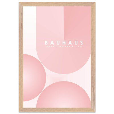 Bauhaus Soft Pink Geometric Design for Contemporary Spaces - Vibrantwalls