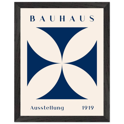 Bauhaus Exhibition 1919 - Navy Cream - Vibrantwalls