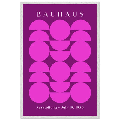 Bauhaus Pink & Purple Abstract - Vibrantwalls