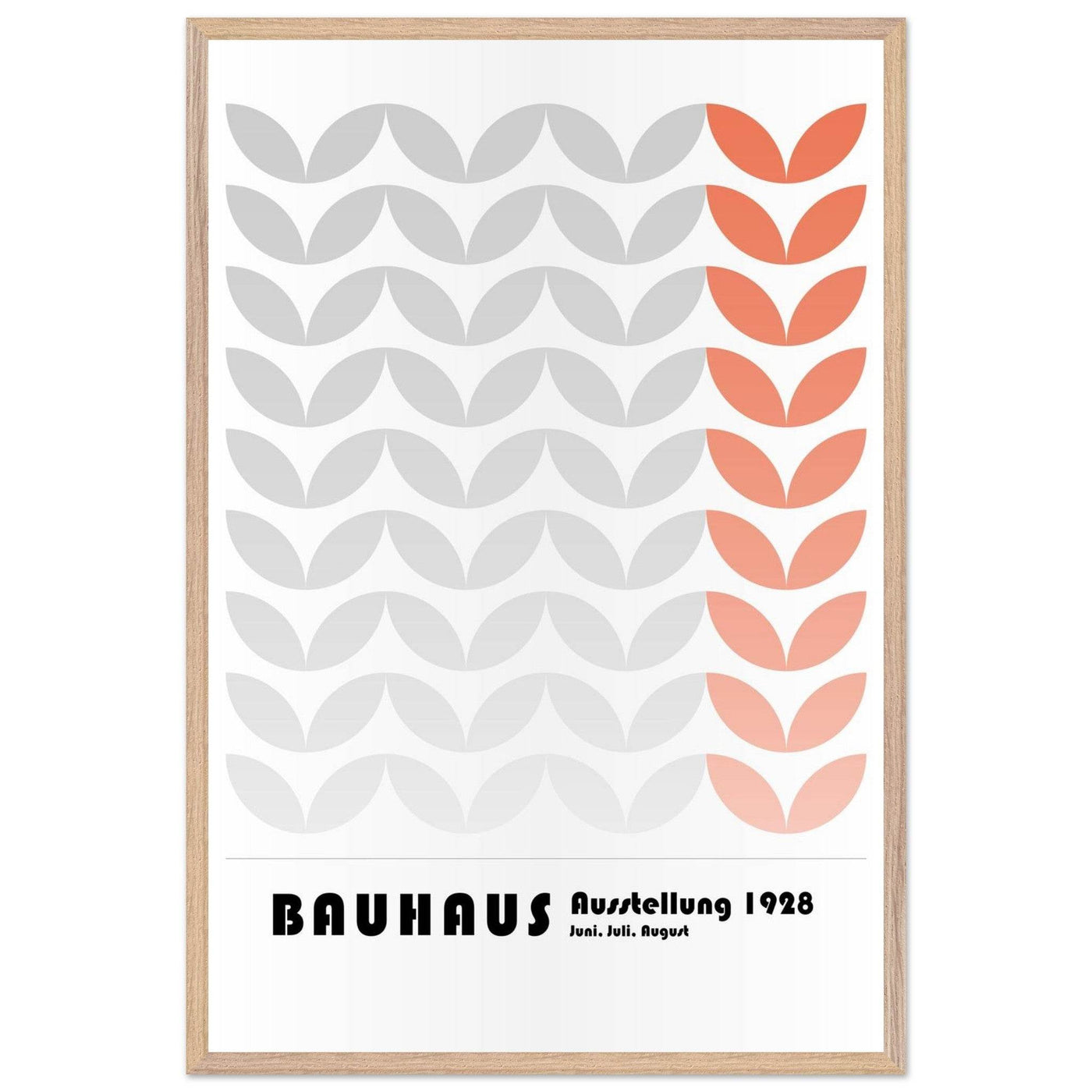 Bauhaus-Style Organic Leaves - Vibrantwalls