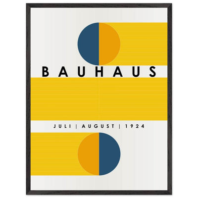 Bauhaus Blue Tunnel Geometric - Vibrantwalls