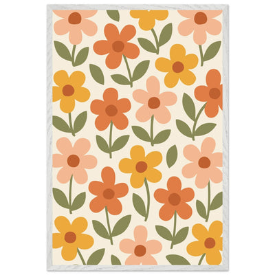 Retro Floral Dream - Vibrantwalls