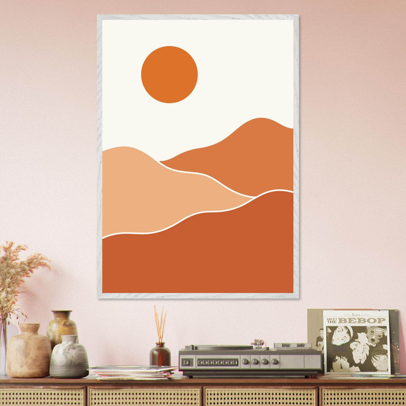 Abstract Desert Sunset - Vibrantwalls