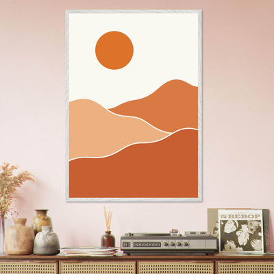 Abstract Desert Sunset - Vibrantwalls
