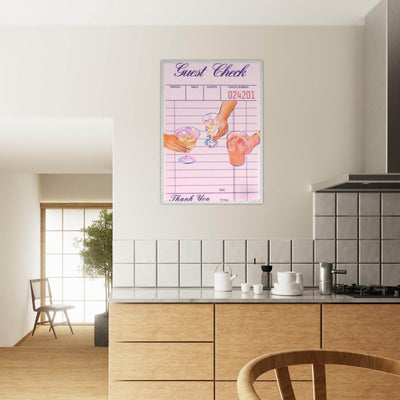 Retro Bar Tab Cocktail Recipe - Vibrantwalls
