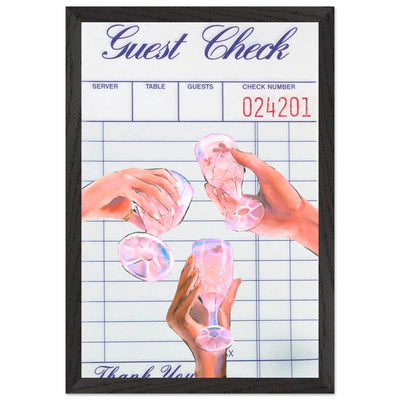 Retro Aesthetic Guest Check - Vibrantwalls