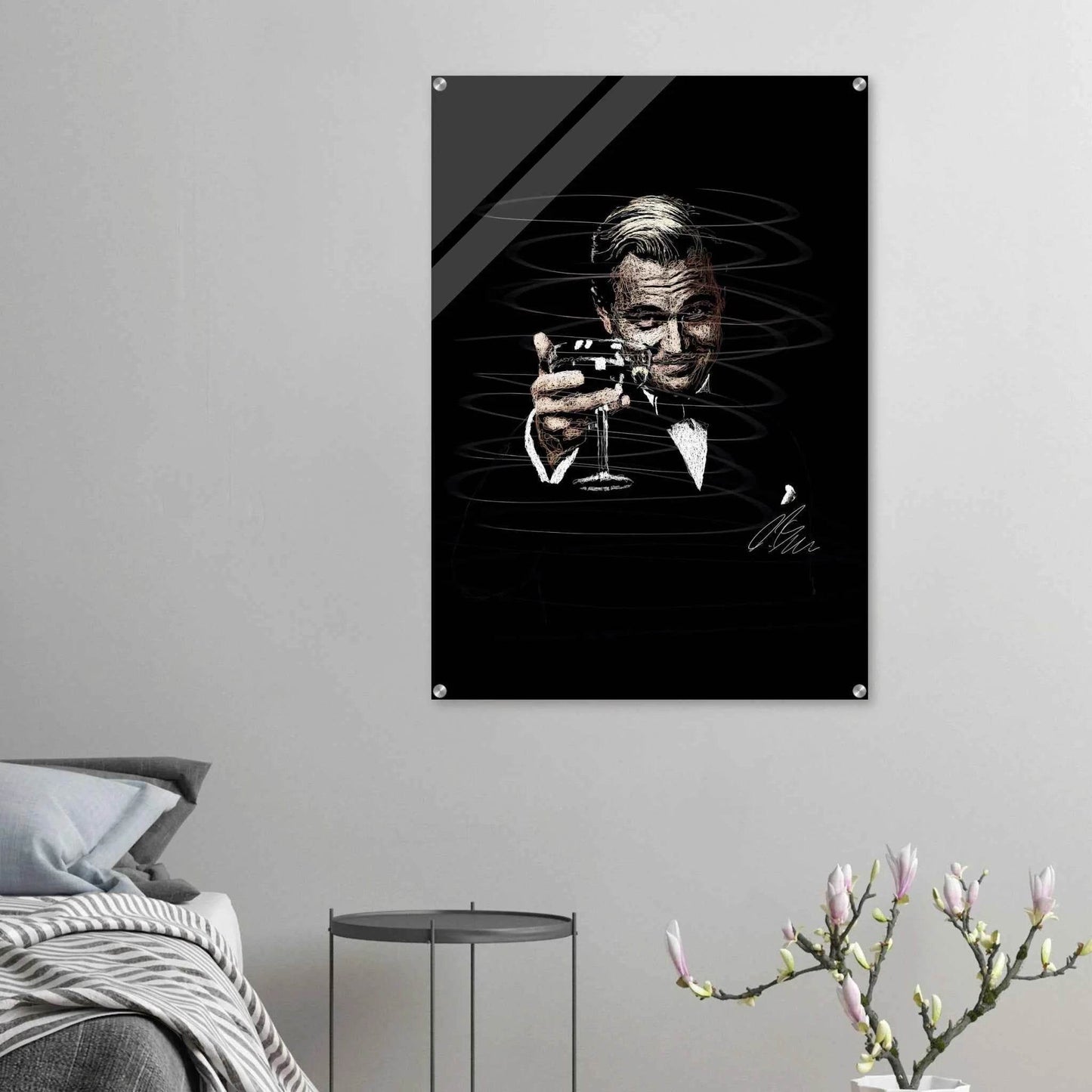 Gatsby Toast Acrylic Print – Iconic Sketch Art, Vibrant & Durable Wall Decor in Various Sizes - Vibrantwalls