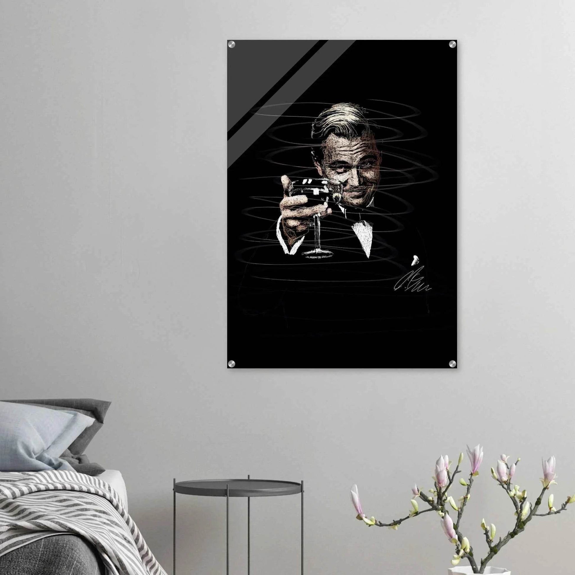 Gatsby Toast Acrylic Print – Iconic Sketch Art, Vibrant & Durable Wall Decor in Various Sizes - Vibrantwalls