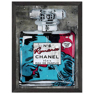 Chanel No. 5 'Romance' Pop Art Print - Iconic Fragrance Art in Your Choice of Frame & Size - Vibrantwalls