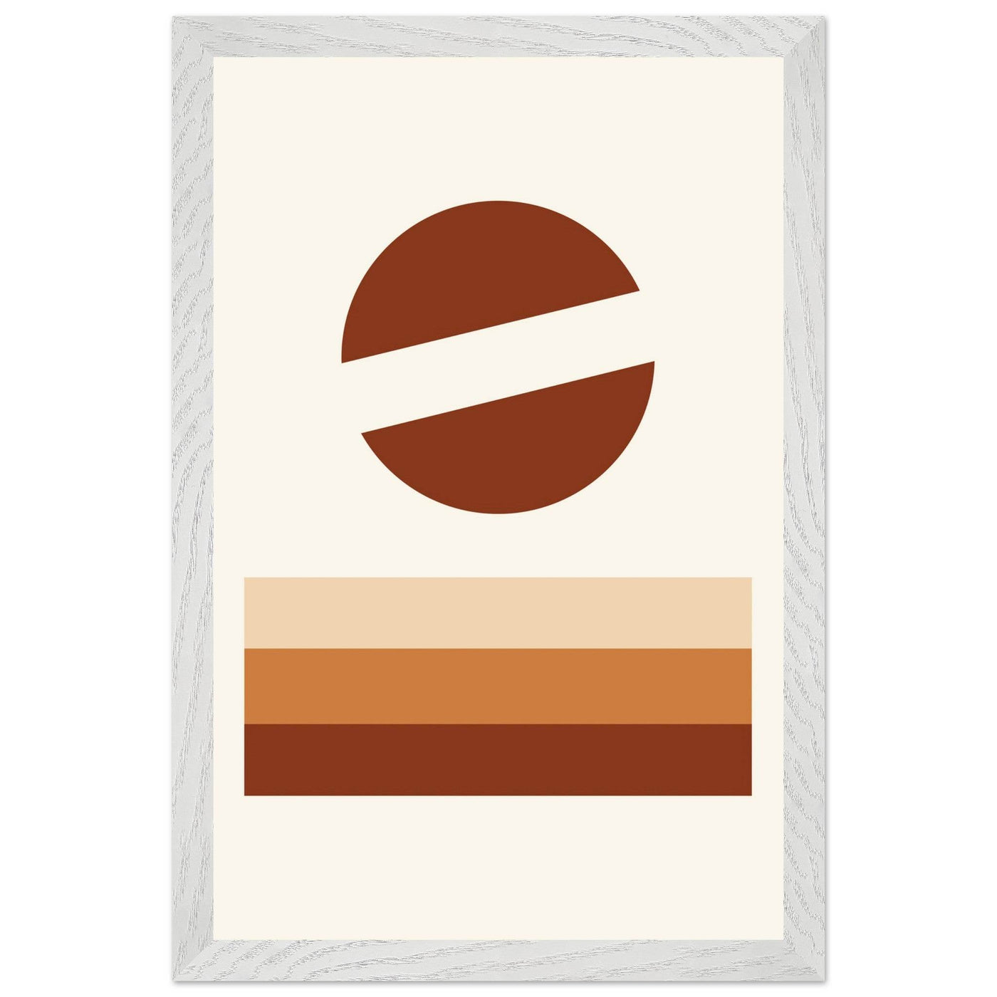 Abstract Desert Landscape Earthy Tones - Vibrantwalls
