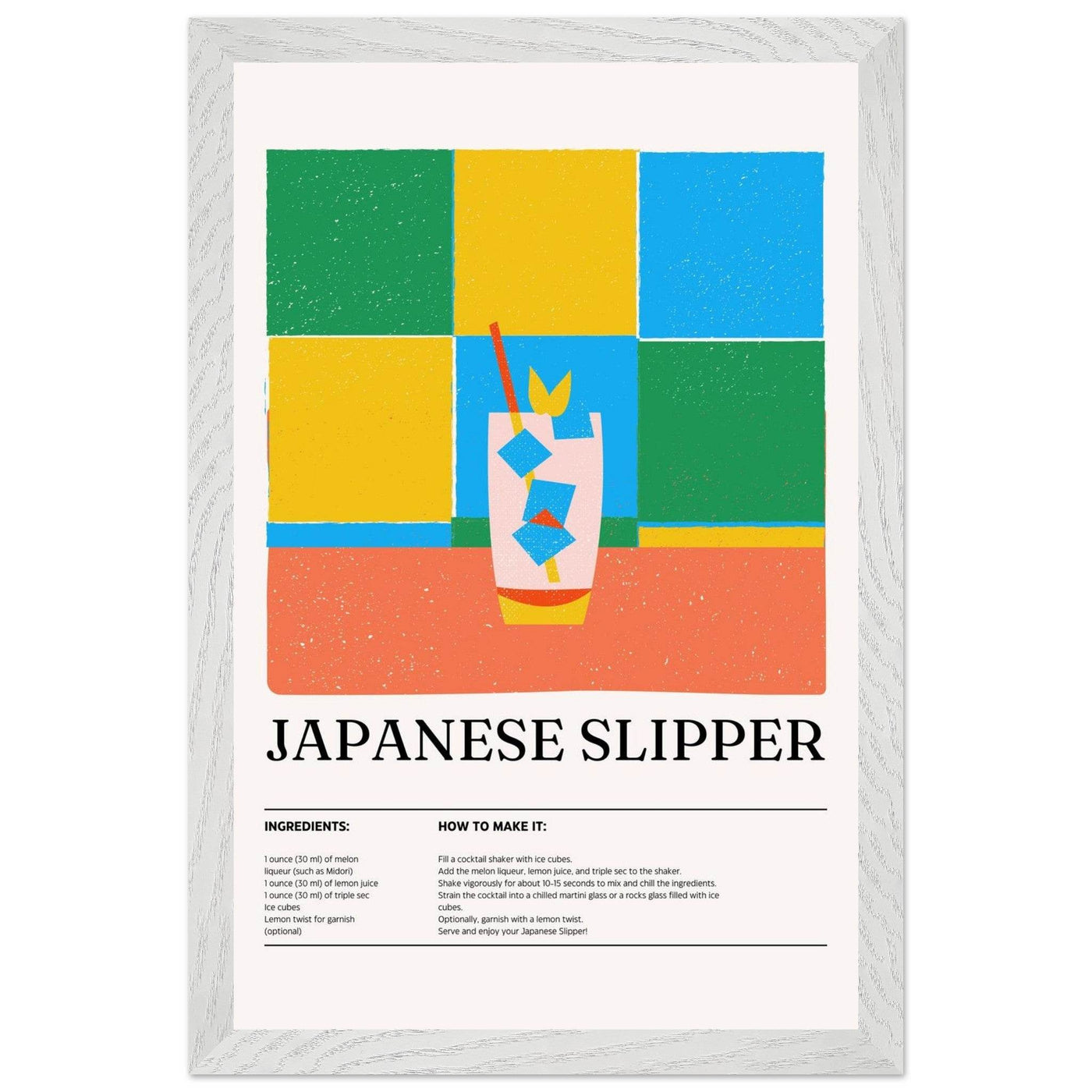 Japanese Slipper Cocktail Recipe - Vibrantwalls