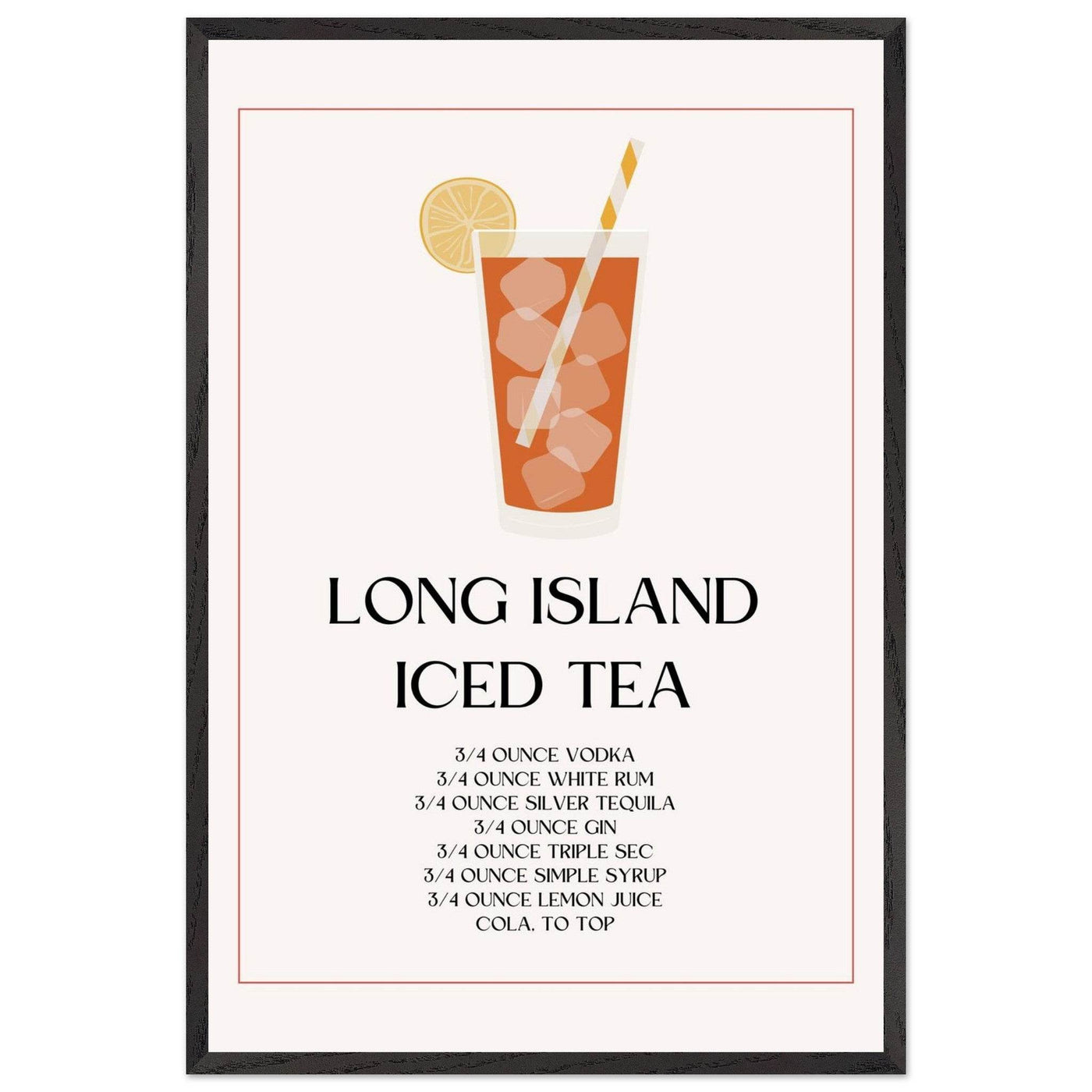 Long Island Iced Tea Recipe Strong Cocktail - Vibrantwalls