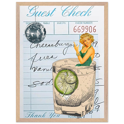 Retro Glam Gin & Tonic Cocktail Recipe - Vibrantwalls