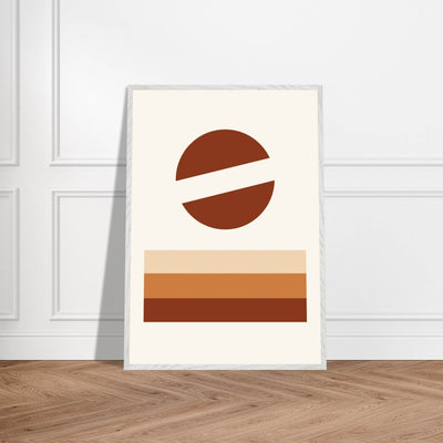 Abstract Desert Landscape Earthy Tones - Vibrantwalls
