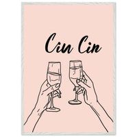 Cin Cin Toast Art Print Wall Art - Vibrantwalls