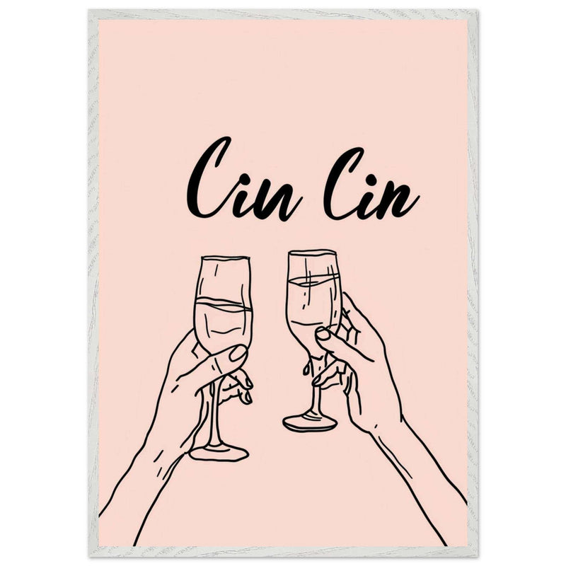 Cin Cin Toast Art Print Wall Art - Vibrantwalls