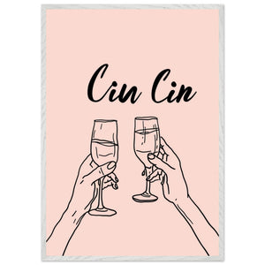 Cin Cin Toast Art Print - Vibrantwalls