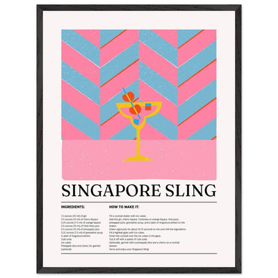 Singapore Sling Cocktail Recipe - Vibrantwalls