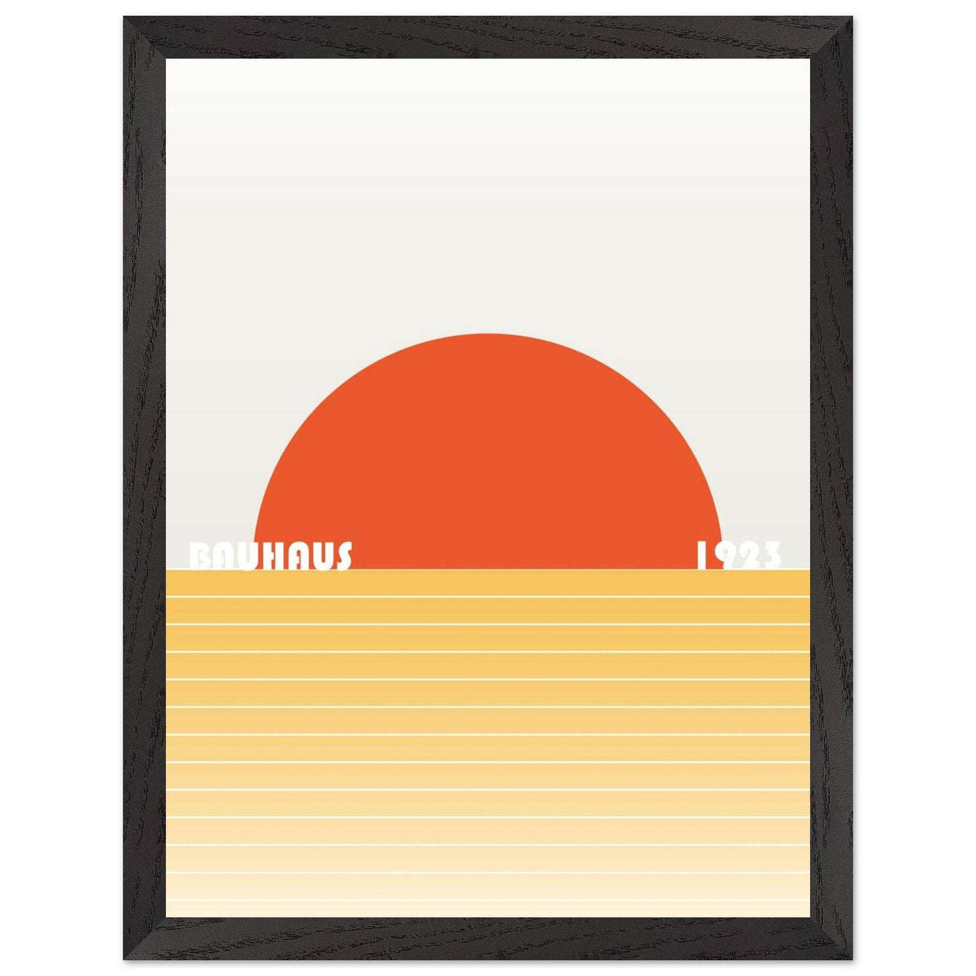 Bauhaus Sunset Abstraction - Vibrantwalls
